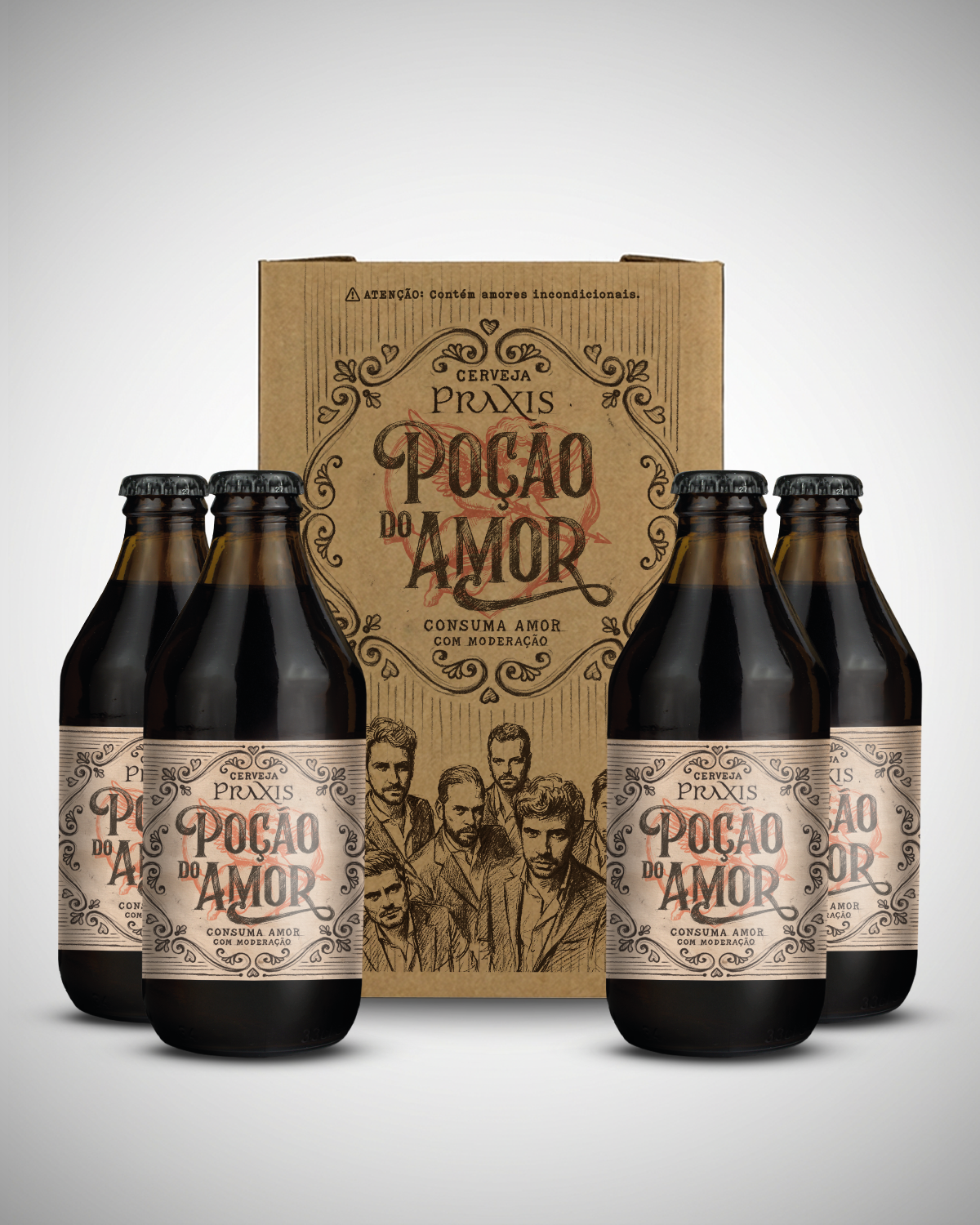 Pack 4 "Poções do Amor"